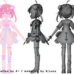 フルスクラッチ3Dモデル.No.1
