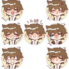 オリキャラくんのアイコンセット例です。