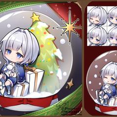 ミニキャラサンプル（クリスマス）