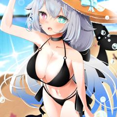 VRChatの自キャライラスト