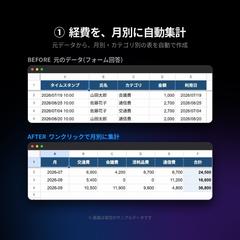経費を月別・カテゴリ別に自動集計(GASデモ)
