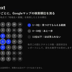 Googleマップ順位計測ツール「Map Next」