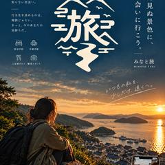 旅行・観光サービスのポスターデザイン