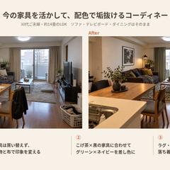 夫婦のLDK 今の家具を活かす配色コーディネート