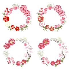 お祝い刺繍の下絵イラストデザイン