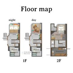 間取り図イラスト