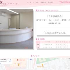 【月間PV6000】医療機関ホームページを作成しました