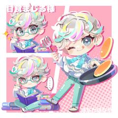 『甘食まじる様』ミニキャライラスト