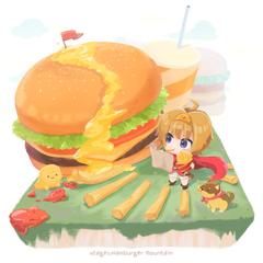 一枚絵イラスト