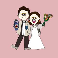 結婚式のサンキュータグ