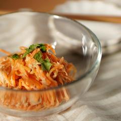 人参とツナのごまマヨ和え