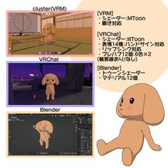 トイプードルの3Dモデル