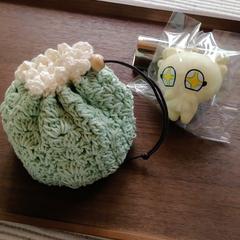 一緒にお散歩巾着