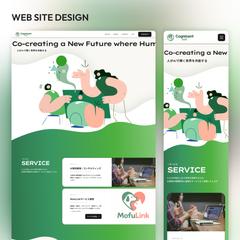 AI開発企業のコーポレートサイトデザインを新規制作しました