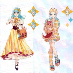 IRIAM用 立ち絵イラスト キャラクターデザイン