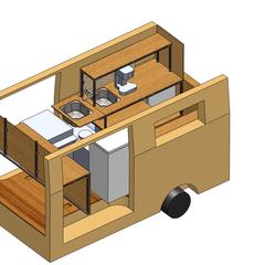 キッチンカー内装デザイン
