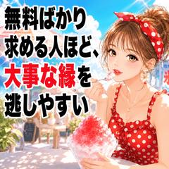 【結婚】無料ばかり求める人ほど、大事な縁を逃しやすい