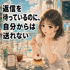 【結婚占い】返信を待っているのに、自分からは送れない