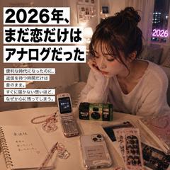 【恋愛占い】2026年、まだ恋だけはアナログだった