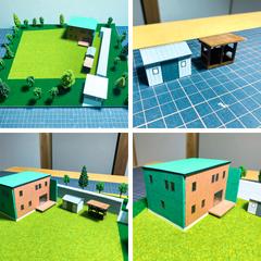 コテージ模型①