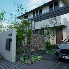 個人宅_外構_植栽