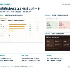 美容商材の口コミ分析・施策提案レポート