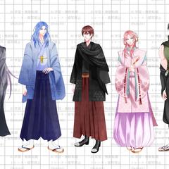 オリジナルキャラクターの立ち絵
