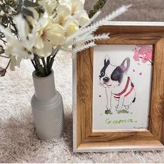 フレンチブルドッグ原画似顔絵