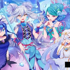 カードゲームの同人サプライの依頼イラスト