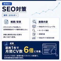 SEO対策 成果事例