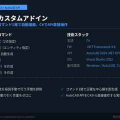 AutoCAD カスタムアドイン開発
