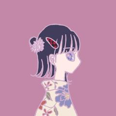 横顔アイコン作成