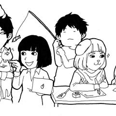 モノクロシンプル似顔絵