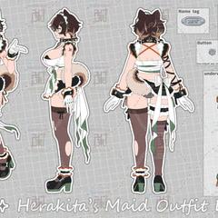 衣装デザイン＆3面図