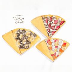 クレープ店の商品イラスト