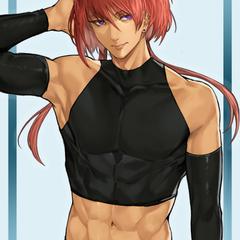 オリジナルキャラクターの腰から上1枚絵