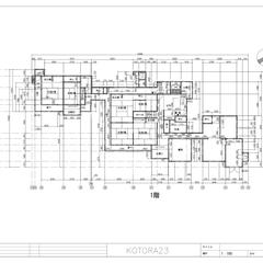 建物の平面図の作成