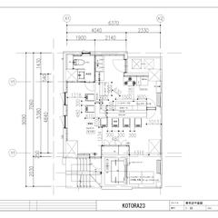 寿司店のレイアウト作成