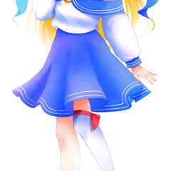 セーラー服キャラ立ち絵