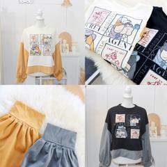 犬　探偵　ベロア　刺繍プルオーバー　デザイン