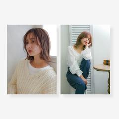 美容室のヘアスタイル撮影