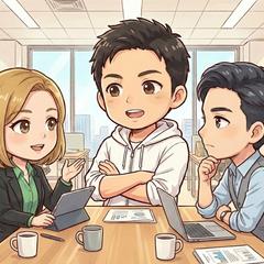 社内ミーティング風景