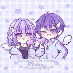 推しさまとのペア画イラスト