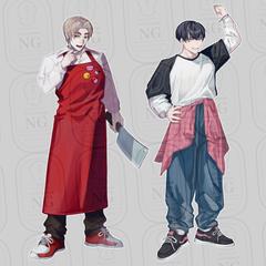 【サンプル】TRPG立ち絵イラスト