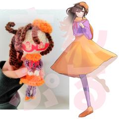 キャラクターのあみぐるみ