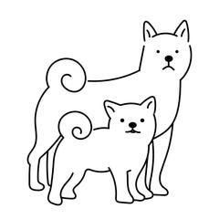シンプル⭐︎わんこ