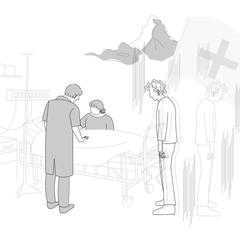 尊厳死に関する意見集の挿絵