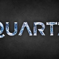 リアル3D系ロゴ Quartz