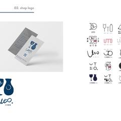 飲食店ロゴデザイン、ショップカード制作