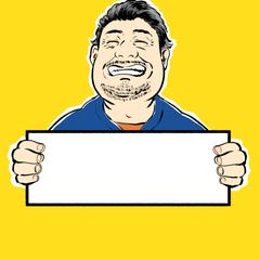 広告用の似顔絵作成